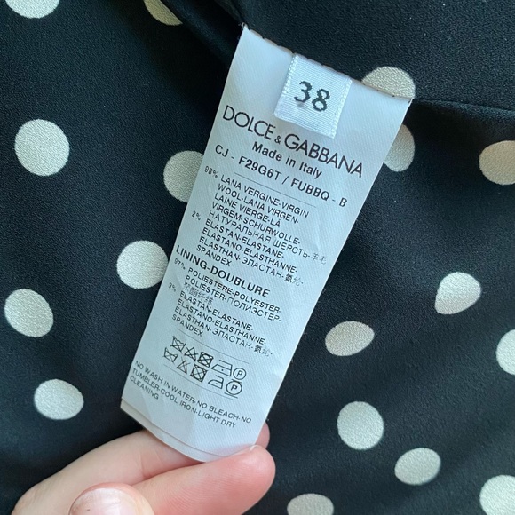 Dolce And Gabbana Blazer/Jacket with Polka Dot Lining - Picture 5 of 5